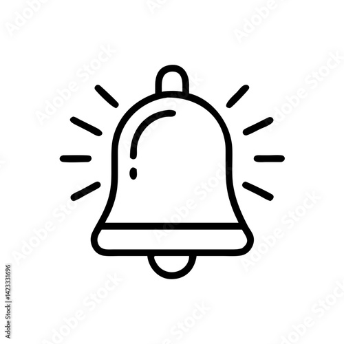 Emergency School Bell Icon Design