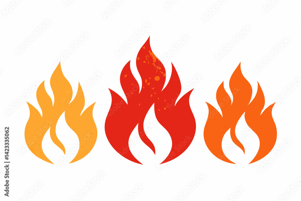 Fire flame icon Fire flame icon