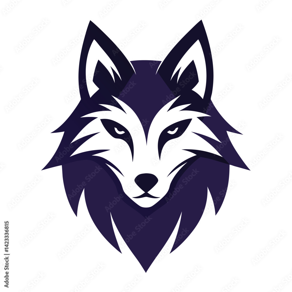 Obraz premium wolf head vector