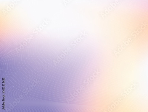 Pastel Soft Gradient Background with Abstract Mesh and Wavy Line Texture Blended Soft Color Design