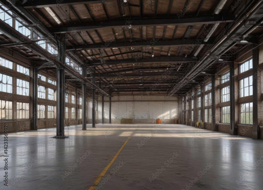 Expansive loft space, high ceilings, exposed ductwork, metal beams , rustic, pipes Expansive loft space, high ceilings, exposed ductwork, metal beams , rustic, pipes