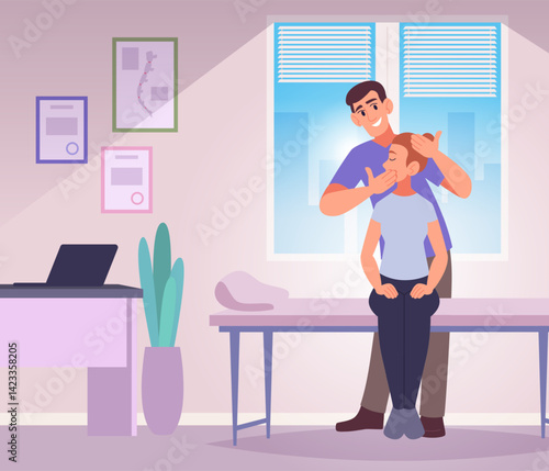 Manual therapy. special procedures in doctor cabinet