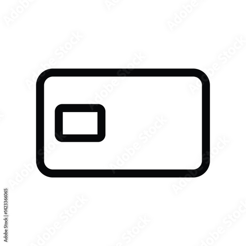 illustration graphic vector is sign for atm, debit, or credit card. Perfect for website, mobile apps, shop, social media announcement, hotel sign, banner or flyer.