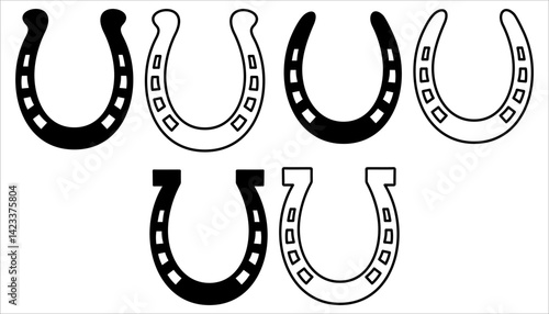 horse shoe silhoutte