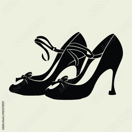 Dance Shoes Silhouettes, Footwear