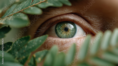Green Eye Peeking: A captiv...