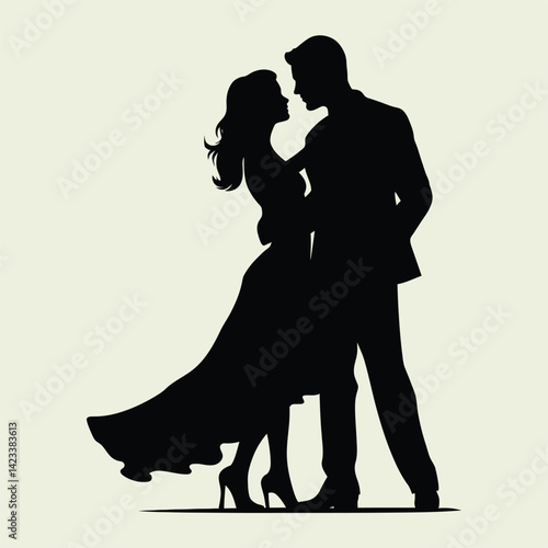Dancing Partner Silhouettes, Dance