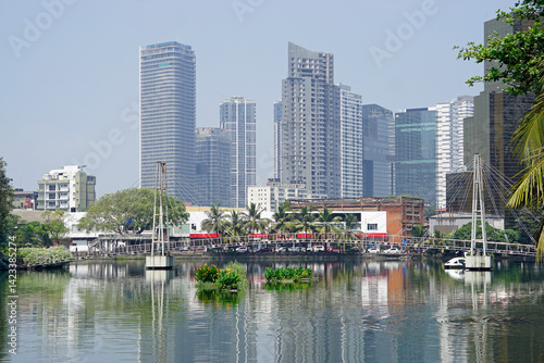 beira lake in colombo in sri lanka