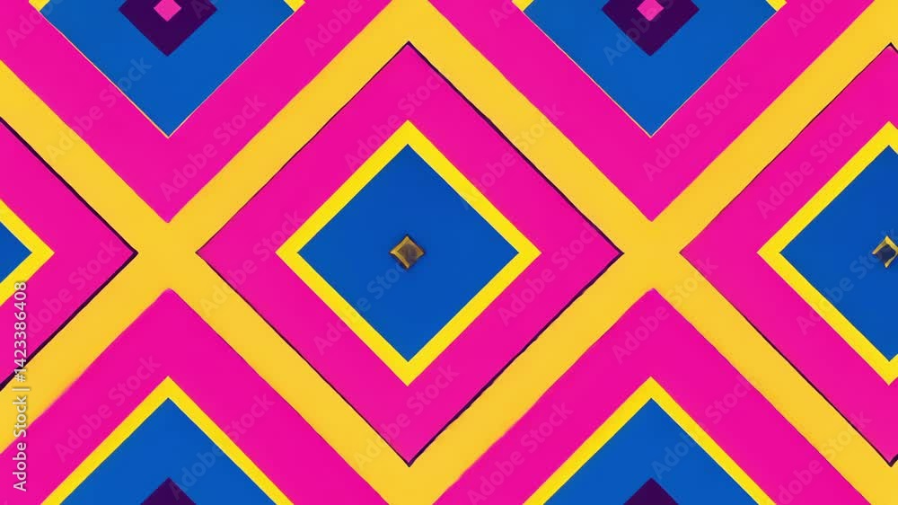 Colourful geometric abstract grid pattern artwork Colourful geometric abstract grid pattern artwork