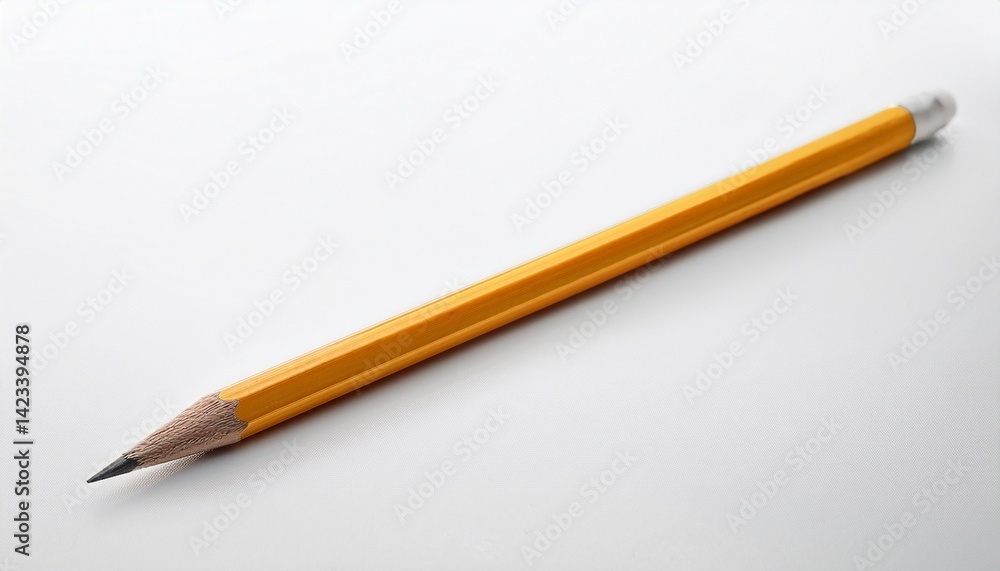 pencil on white background pencil on white background