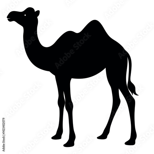 camel silhouette vector illustration
