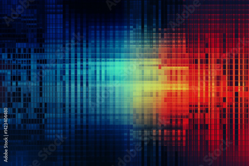 Wallpaper Mural TV screen texture with errors, conflicting background Torontodigital.ca