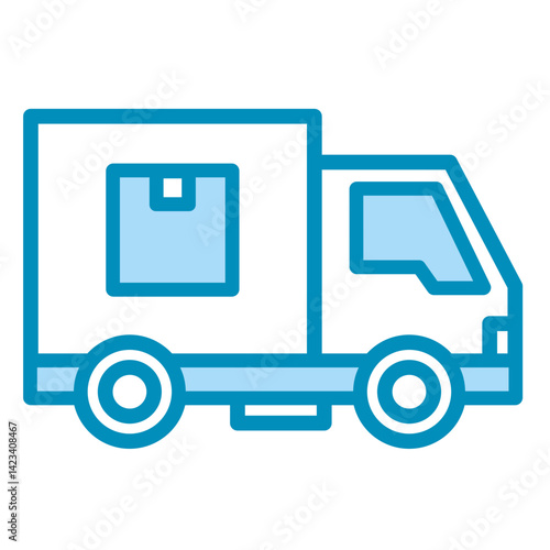 Delivery Truck  Icon Element For Design