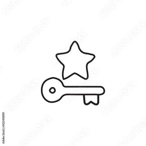 vector illustration of Benefits elements in one line style