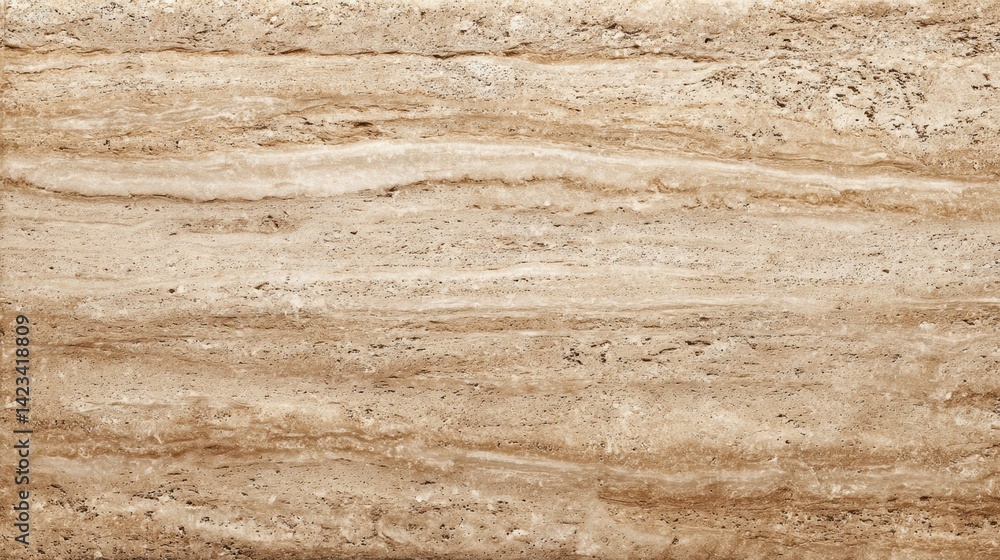 Naklejka premium Minimal Travertine Stone Texture