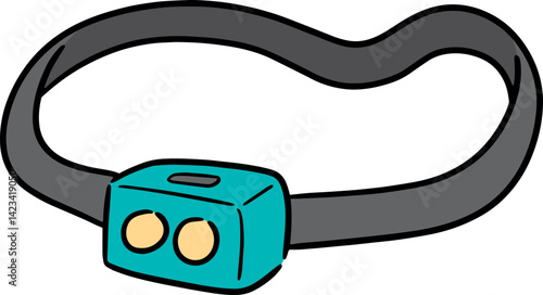 Illustration of headlamp
