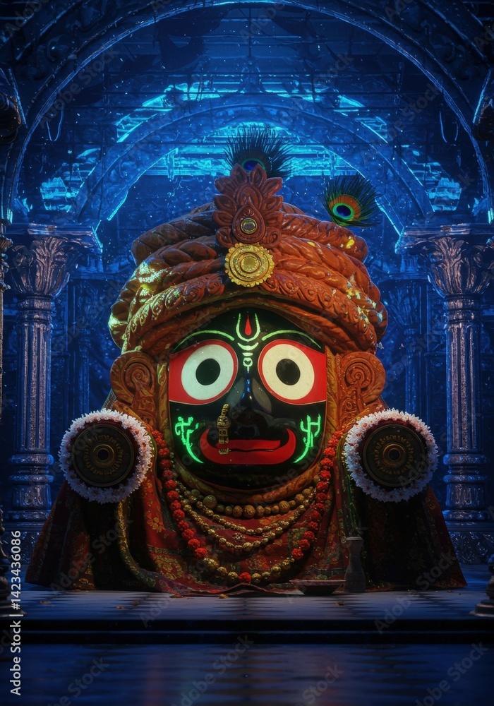 Fototapeta premium Lord Jagannath , Happy Rathyatra