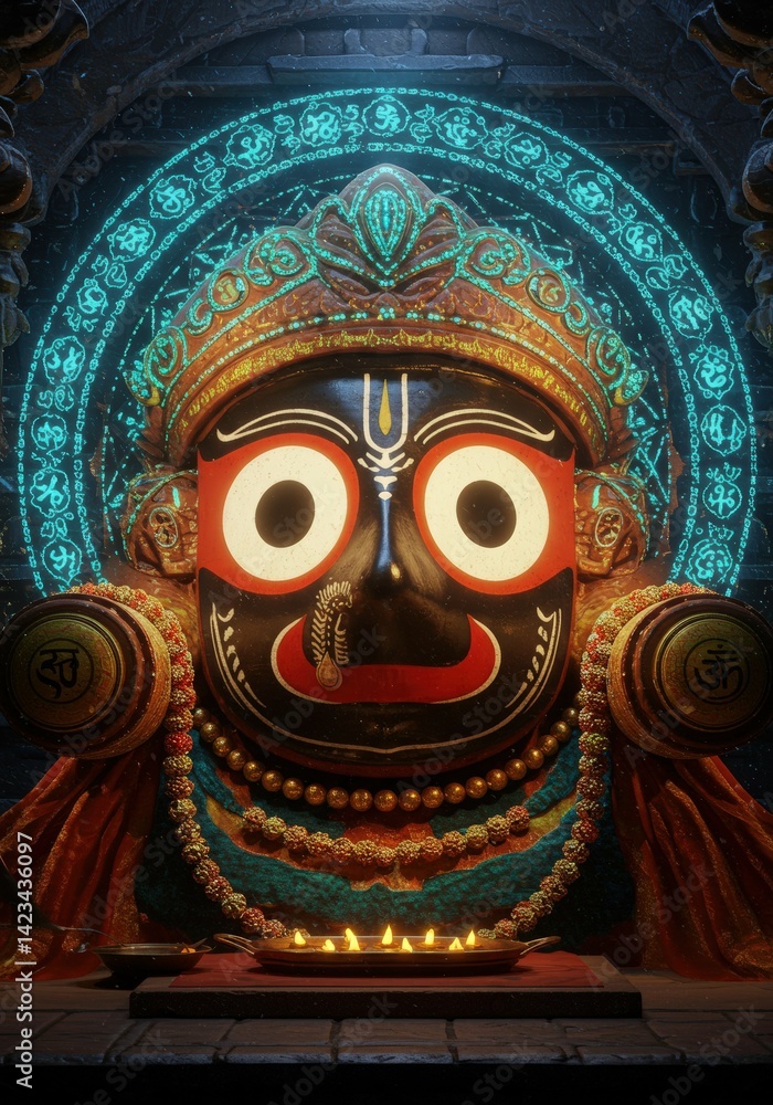 Obraz premium Lord Jagannath , Happy Rathyatra