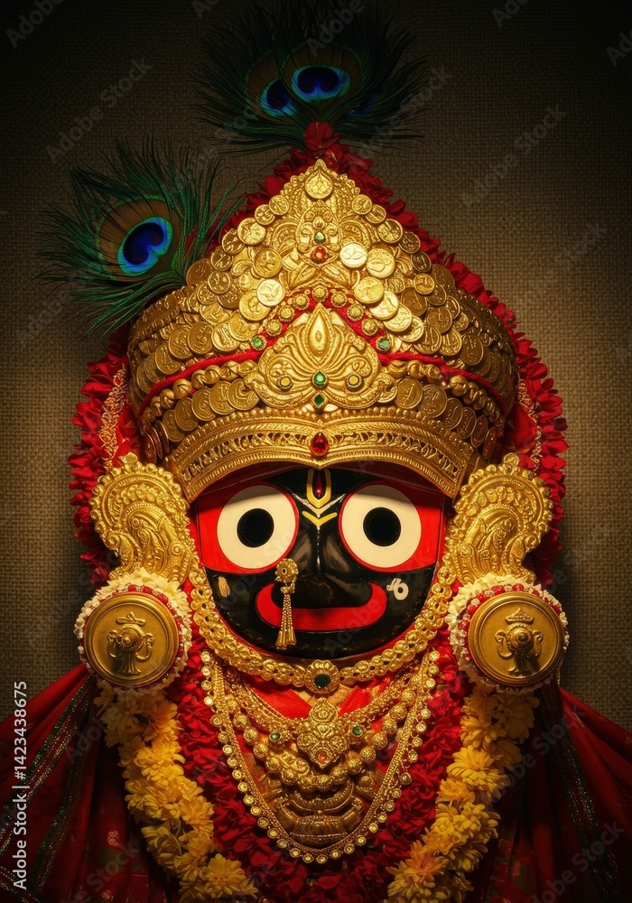 Fototapeta premium Lord Jagannath , Happy Rathyatra
