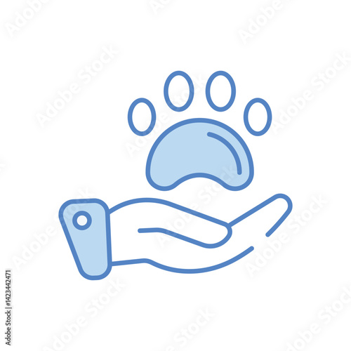 Adoption vector icon stock illustration