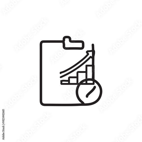 Attractive Hand Drawn Doodle Business Infographic Elements Vector Illustration