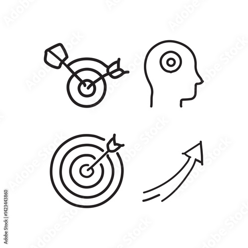 Attractive Hand Drawn Doodle Business Infographic Elements Vector Illustration