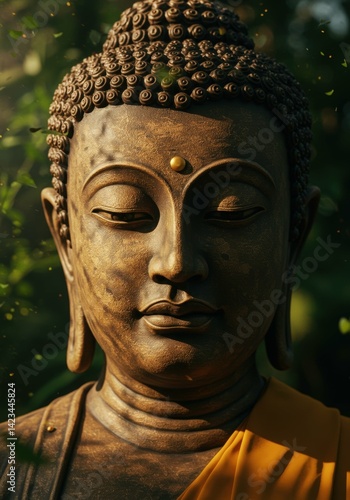 Wallpaper Mural Lord Buddha statue	 Torontodigital.ca