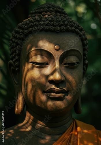 Wallpaper Mural Lord Buddha statue	 Torontodigital.ca