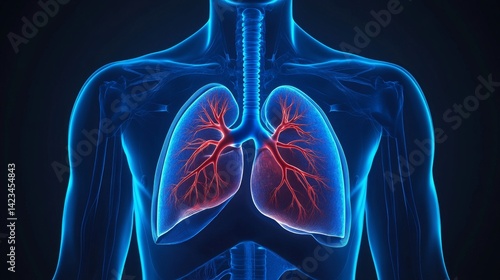Human lungs. X-ray of human lungs. Science education. Lung Disease. Lung Cancer Awareness. Respiratory health and function. World Pneumonia Day. World Lung Cancer Day. World No Tobacco Day    