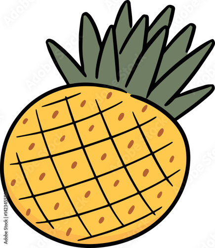 Illustration of pineapple
