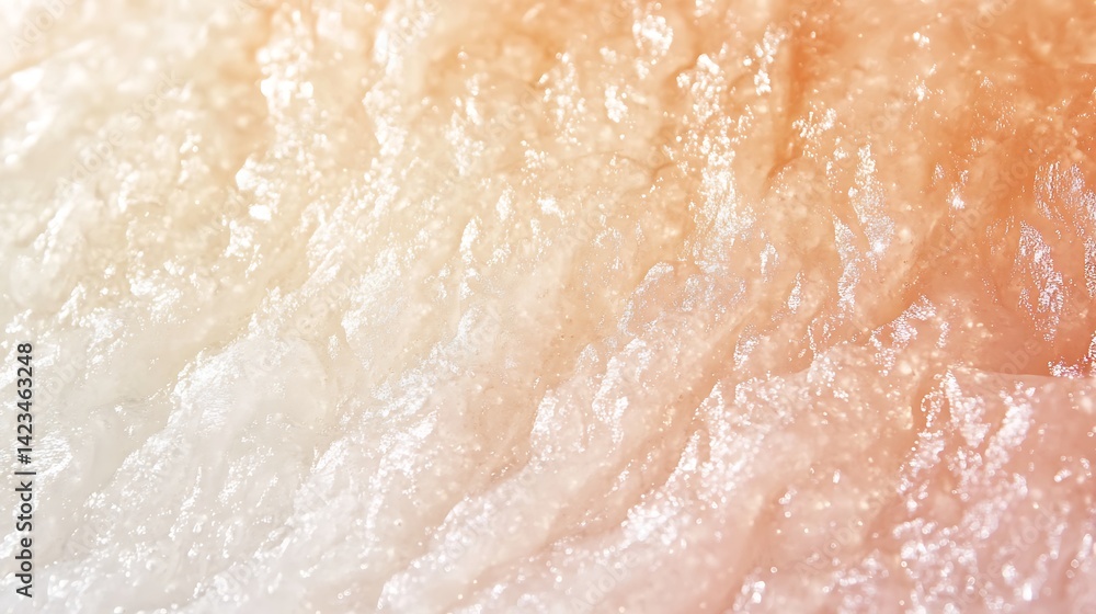 Close-up Texture of Freshly Cooked Chicken Breast with Soft Lighting Close-up Texture of Freshly Cooked Chicken Breast with Soft Lighting