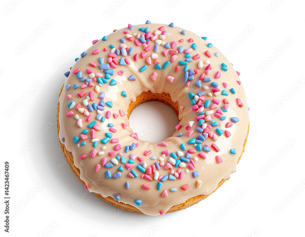 donut with sprinkles donut with sprinkles