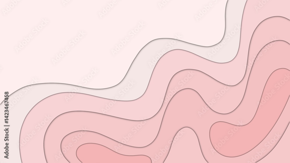 Abstract pink yellow paper cut vector realistic relief. Background template for banners, flyers, presentations. Abstract pink yellow paper cut vector realistic relief. Background template for banners, flyers, presentations.