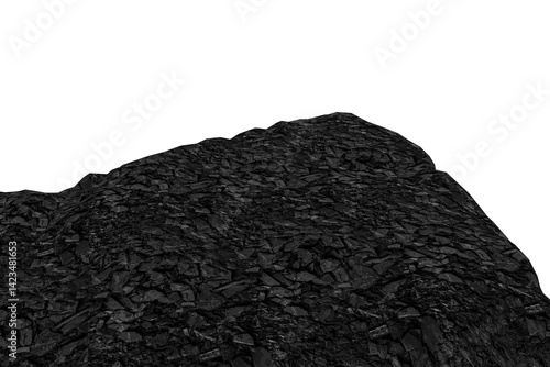 coal product showcase background, cosmetic, e commerce product stage coal