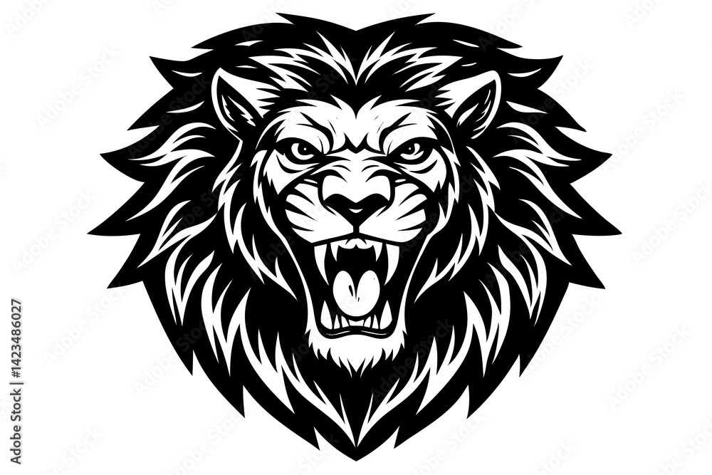 Obraz premium lion head mascot