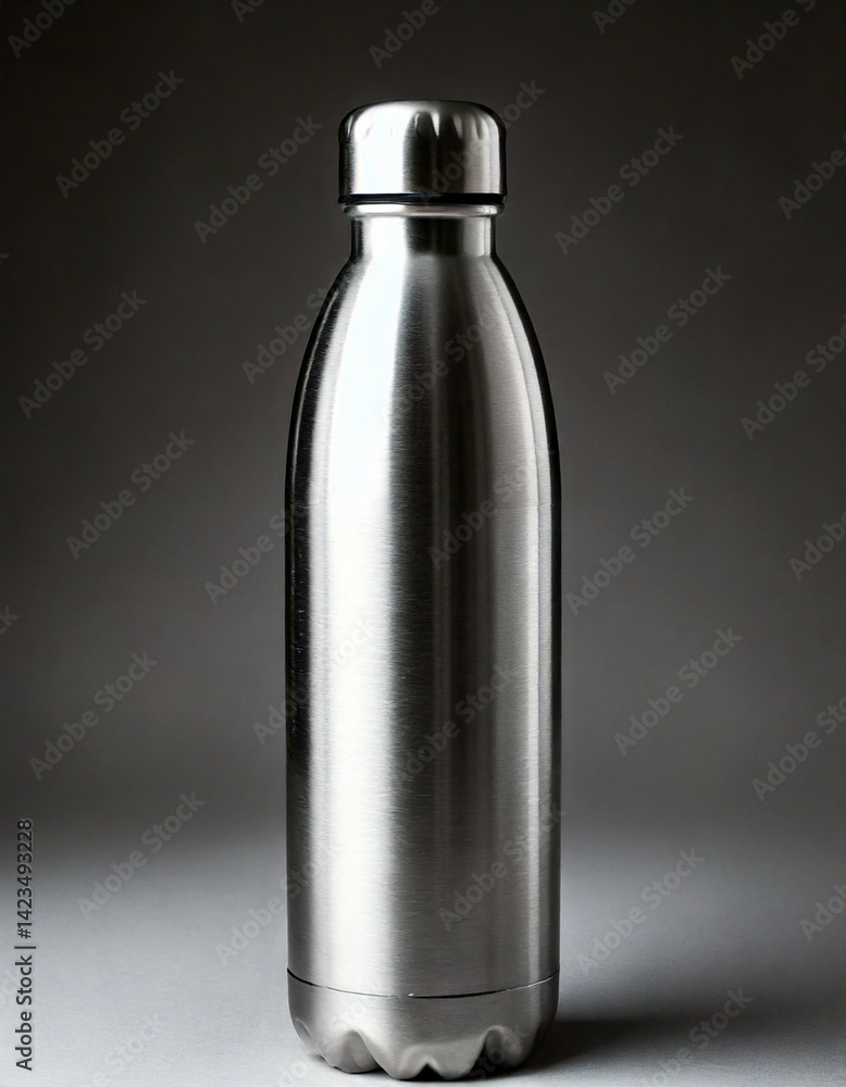 Stainless Steel Tumbler Mockup Isolated Without Logo or Text Stainless Steel Tumbler Mockup Isolated Without Logo or Text