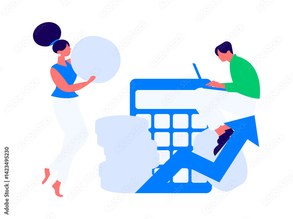 Internet financial management investment flat vector concept operation hand drawn illustration
Internet financial management investment flat vector concept operation hand drawn illustration