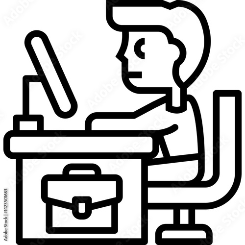 Work line icon