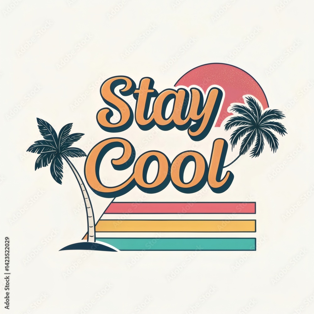 Naklejka premium Retro-inspired design featuring 