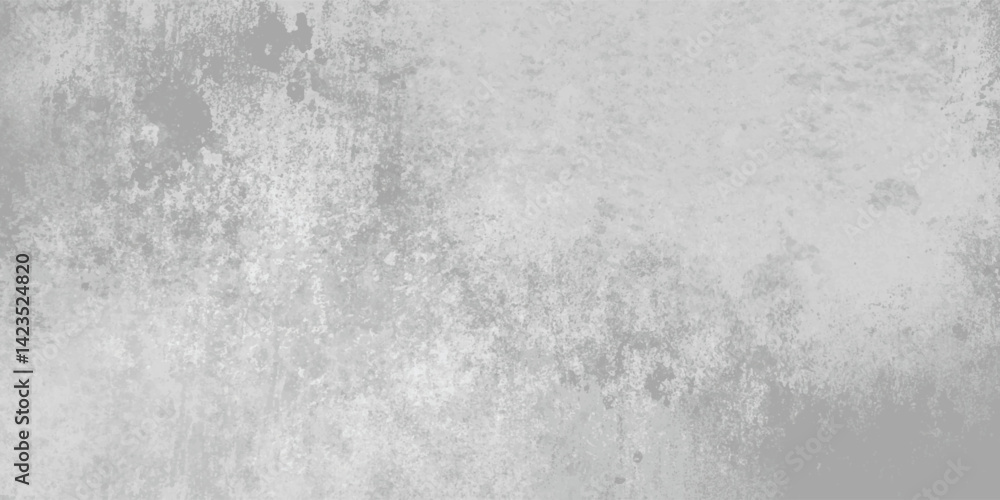 Fototapeta premium Cement Wall Grunge Texture in Washed Gray Tones