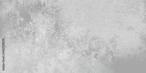 Cement Wall Grunge Texture in Washed Gray Tones

