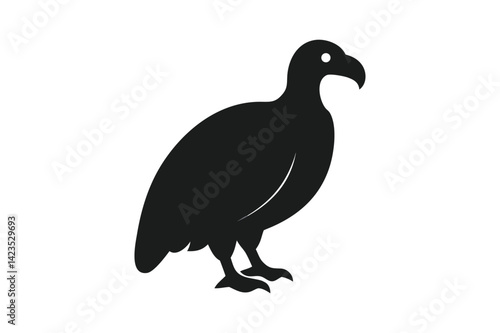 Vulture Silhouette: Symbol of Survival and Nature's Balance