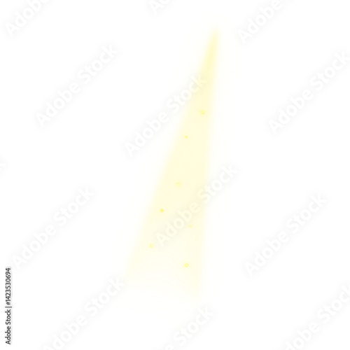 Yellow Spotlight Aesthetic Element