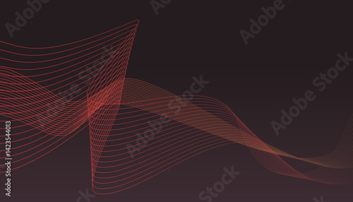 Interpolated wavy line background