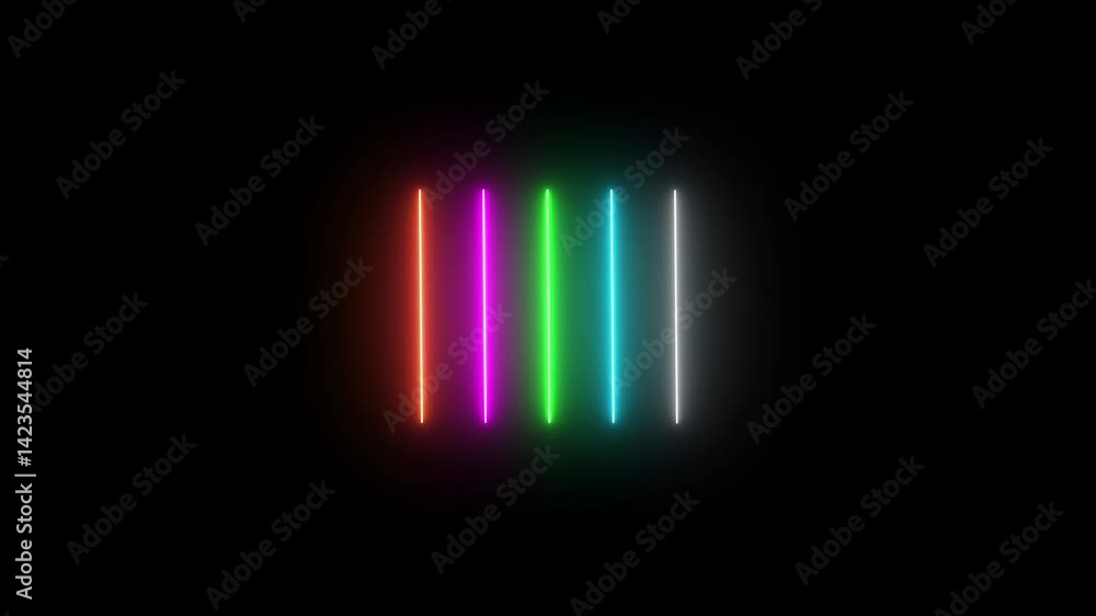 Seamless Loop Colorful Flicker Neon Light Technology VJ Loop Dancing Stage Background neon rays and glowing lines. Seamless loop For compositing and stylizing your video. Seamless Loop Colorful Flicker Neon Light Technology VJ Loop Dancing Stage Background neon rays and glowing lines. Seamless loop For compositing and stylizing your video.