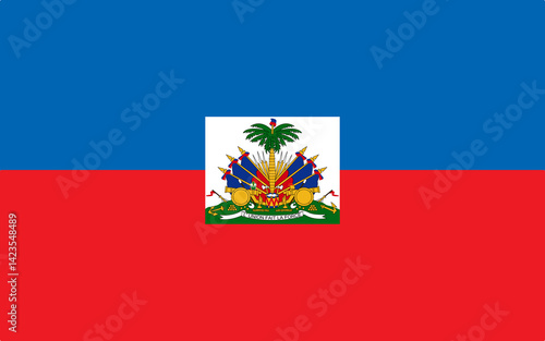 Haiti country flag illustration