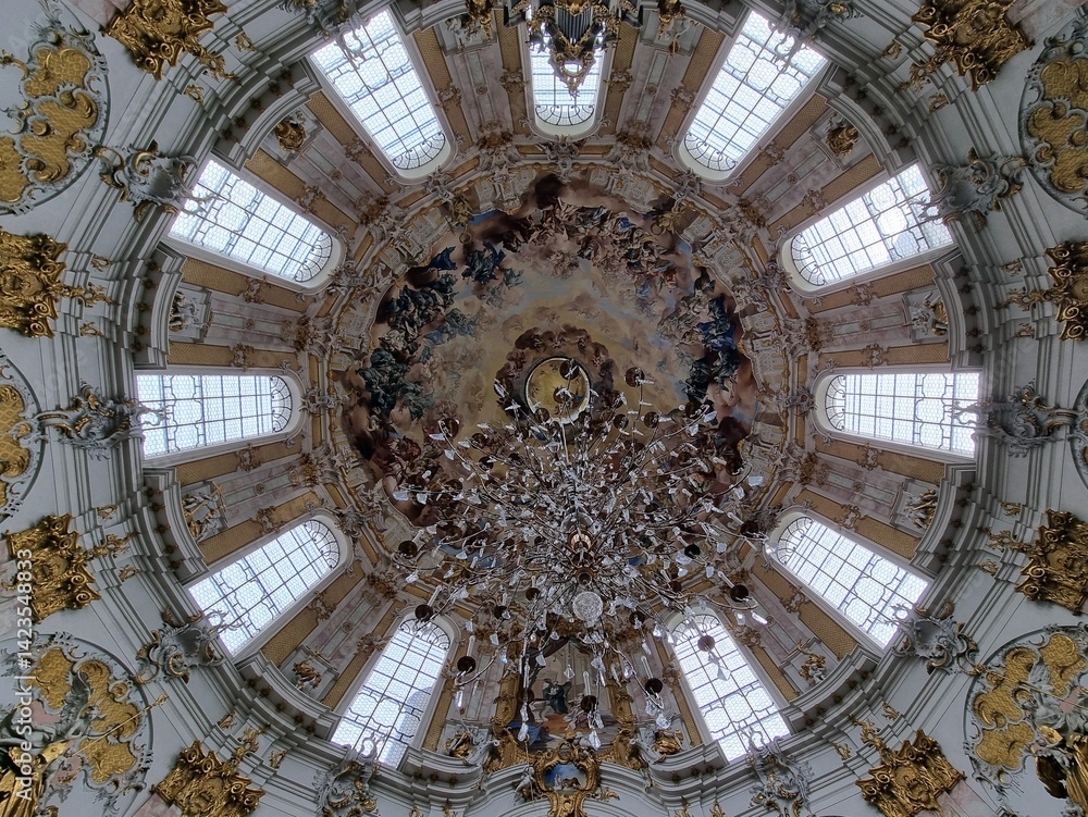 ceiling in church
