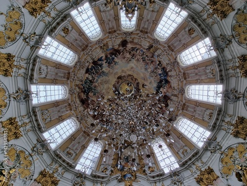 Obraz na płótnie ceiling in church w salonie