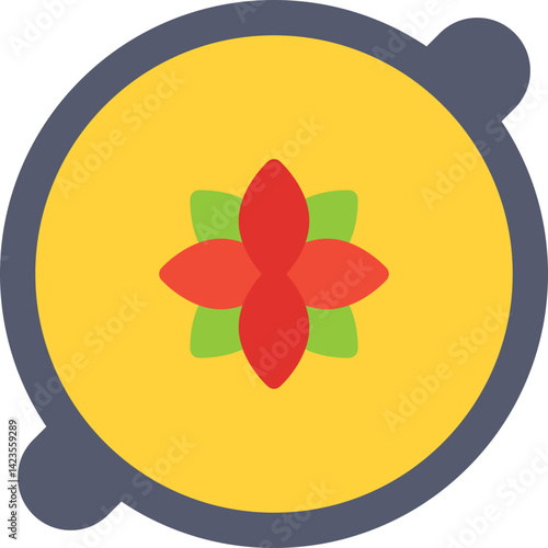 Crema Catalana icon vector illustration