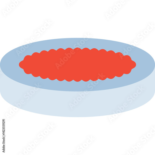 Creme Brulee icon vector illustration